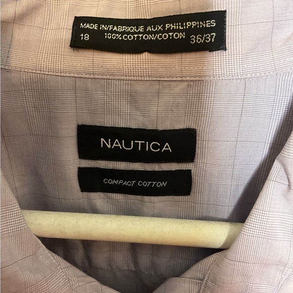 Nautica dress shirt, size 18 36/37 - Picture 6 of 6